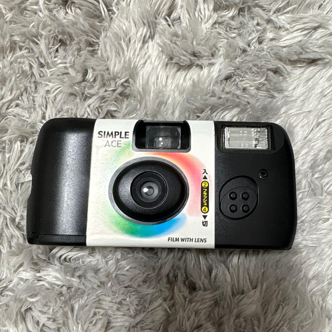 SIMPLE ACE 使い捨てカメラ 27枚撮影 写ルンです - メルカリ