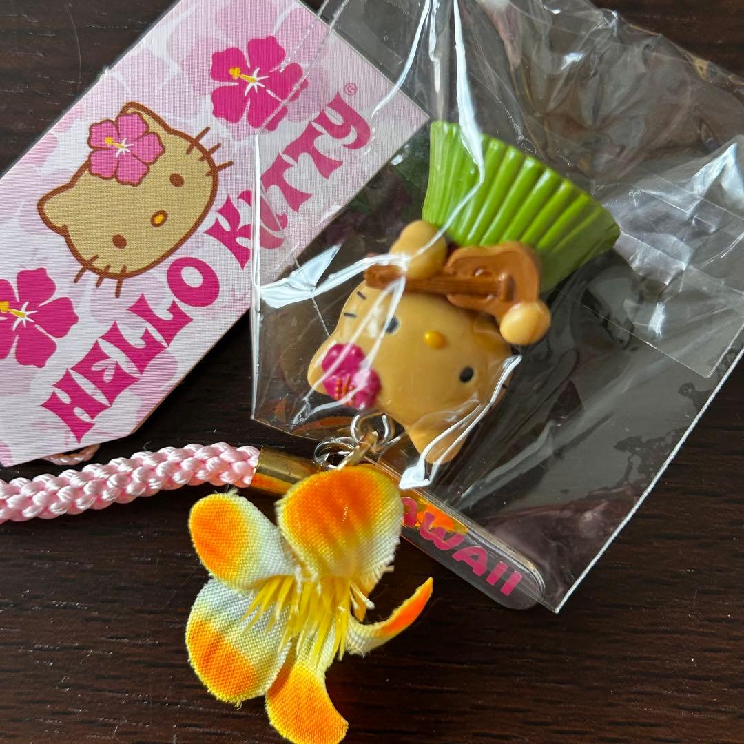 ハローキティ　根付け　ハワイ
