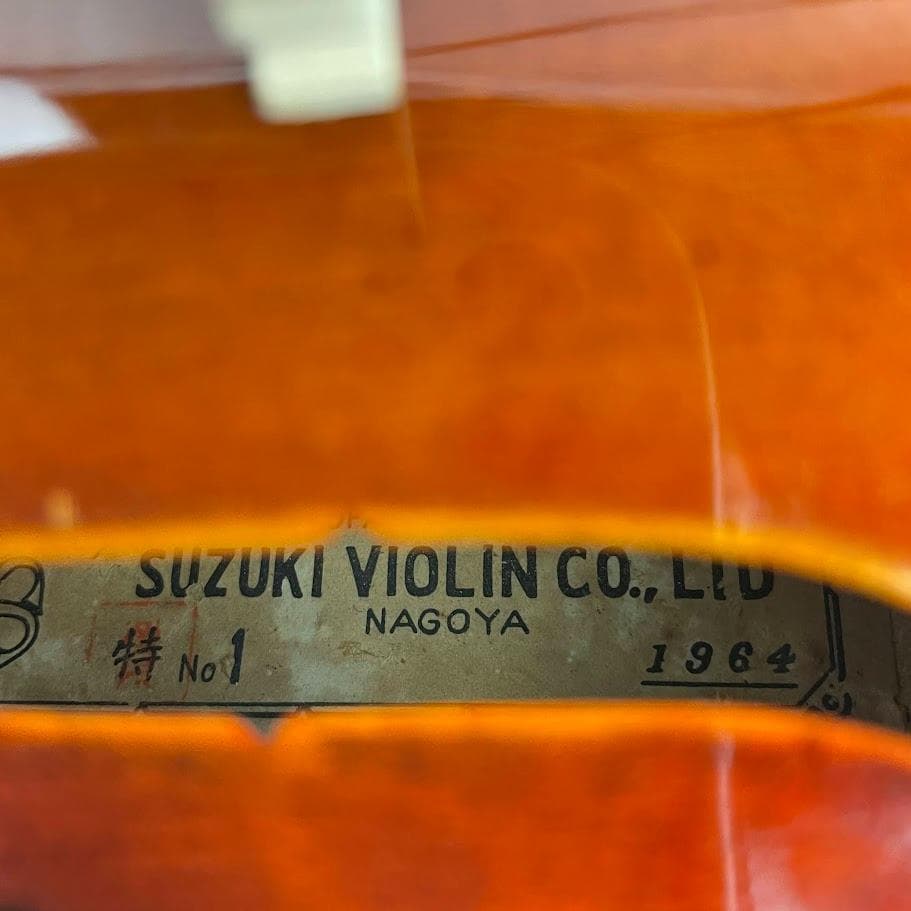 希少・極美○鈴木バイオリン○ 特No.1 朱角印入 4/4