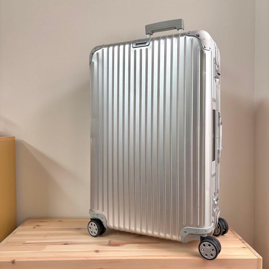 RIMOWA リモワ 928.40 トパーズ TSA 28L 廃盤 青ロゴ 美品 RIMOWA
