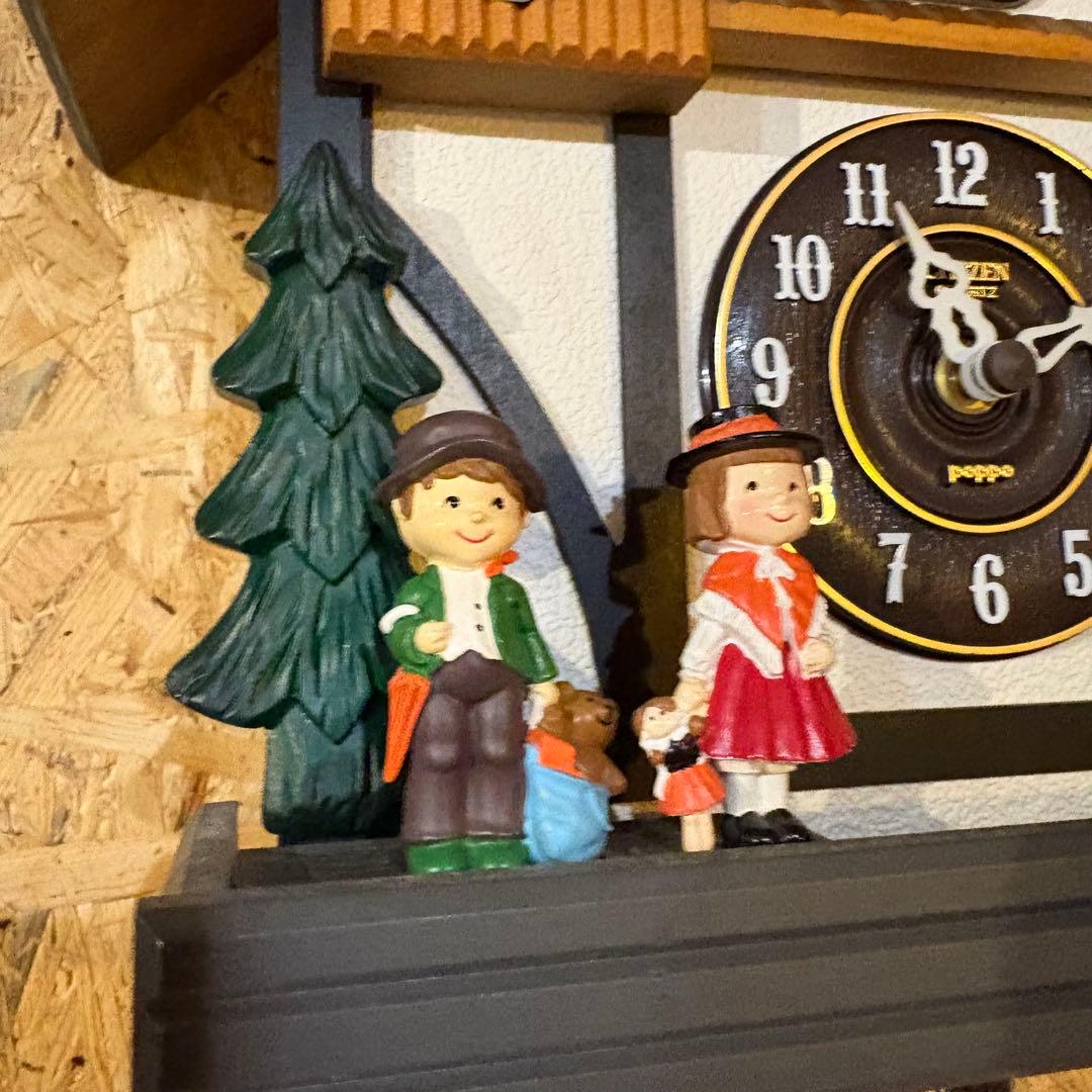 CITIZEN メルヘンハウス　鳩時計　カラクリ時計　壁掛時計　4MJ744