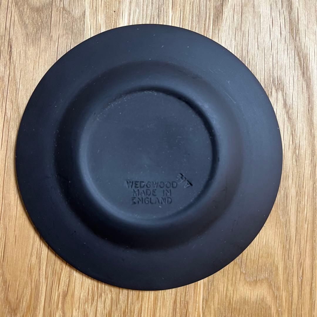 希少】ウェッジウッド・ジャスパーブラック プレート