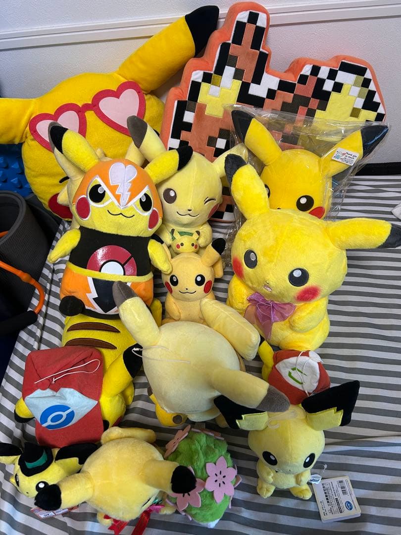 ピカチュウ ぬいぐるみ 10体セット マンスリーペアピカチュウ 10体
