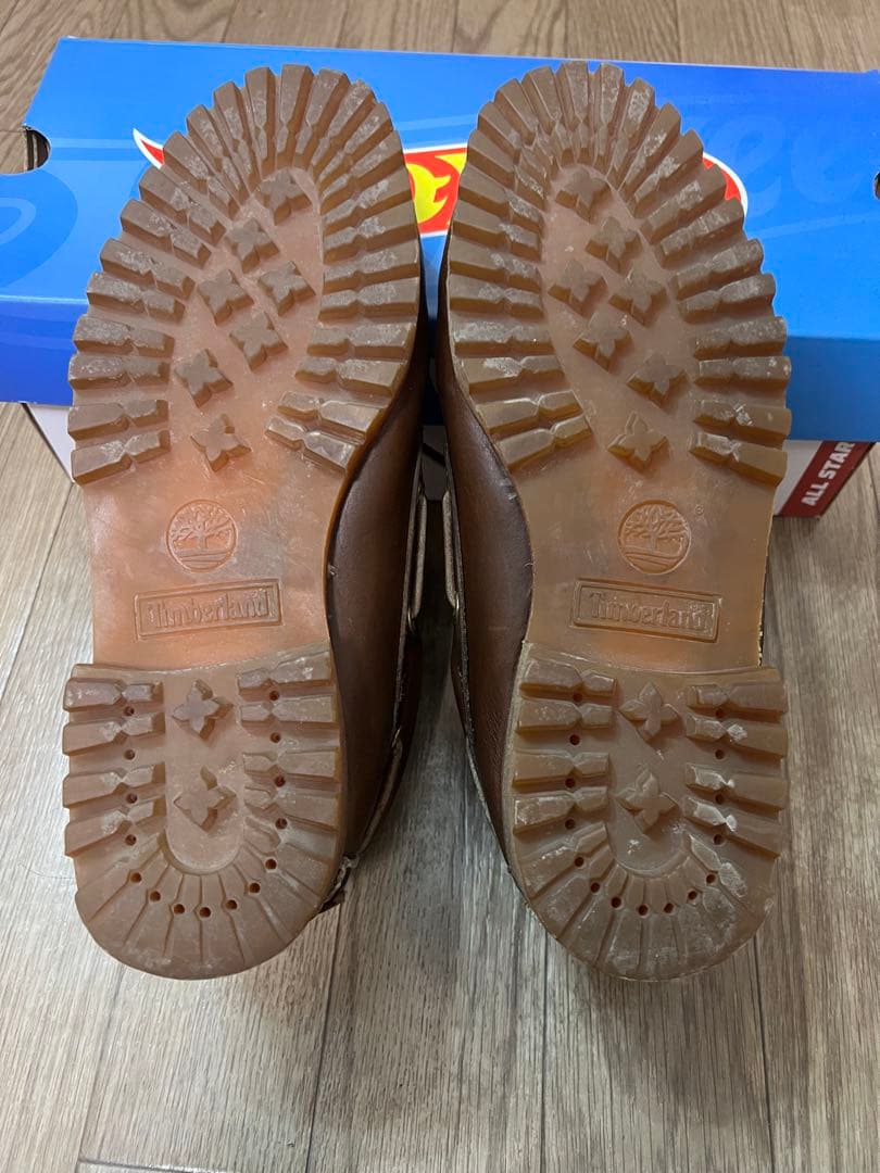 ティンバーランド 3-Eye レザー モカシン バーガンディ 26.5 27