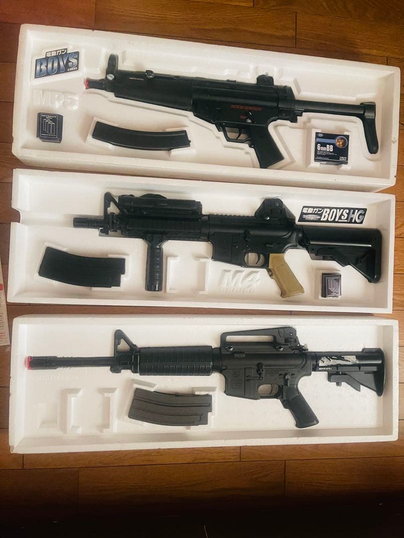 トイガンセット MP5 A5 SOPMOD M4 M4A1