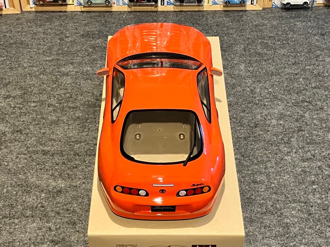 タミヤ ラジコン RC トヨタ スープラ 塗装済スペアボディ キレイなオレンジだ