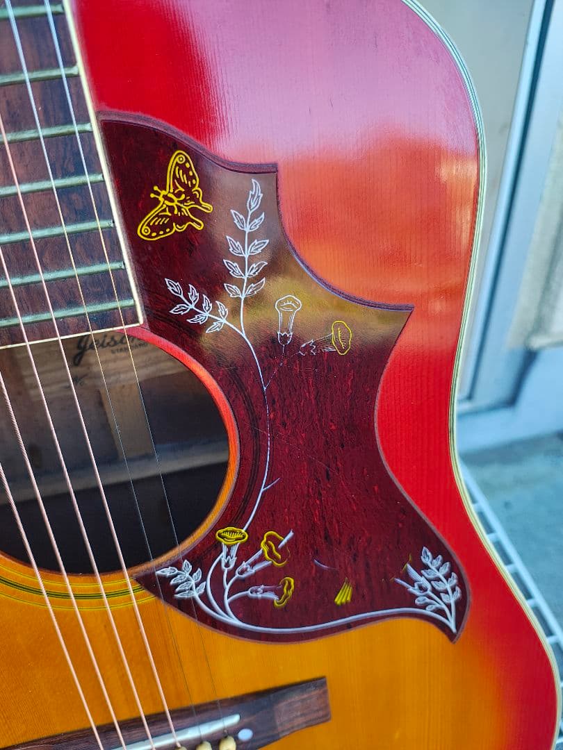 超美品 Epiphone AJ-15 VSB Wピックアップ付エレアコ 超美品 Epiphone