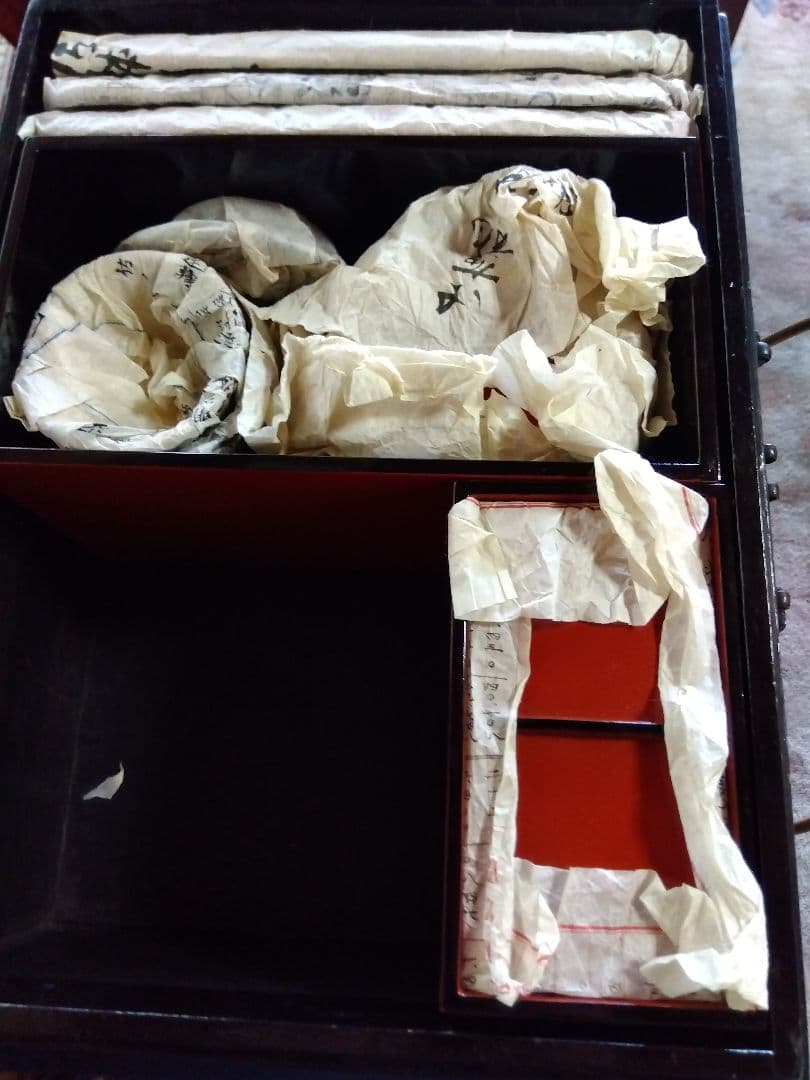 輪島塗 野点セット三人前 重箱 椀四種