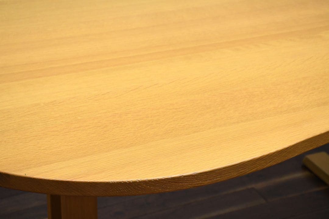 EBK59 飛騨産業 キツツキ NF388 ビーンズ型ダイニングテーブル