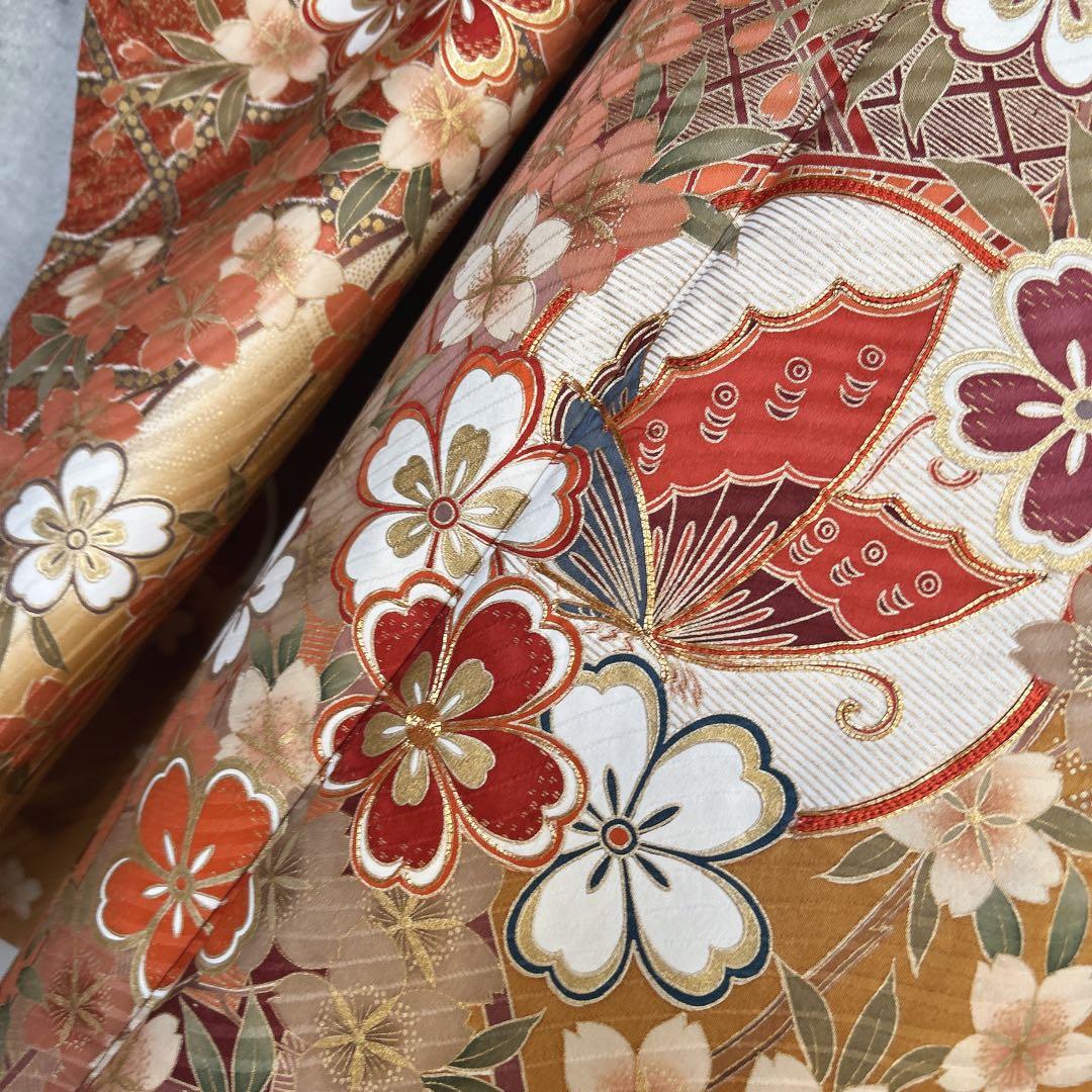 振袖 フルセット 正絹 古典柄 華やか 成人式 20歳 ふりそで m5