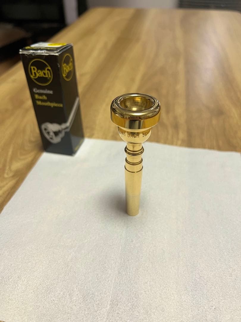 Bach 5C 金メッキ　トランペットマウスピース