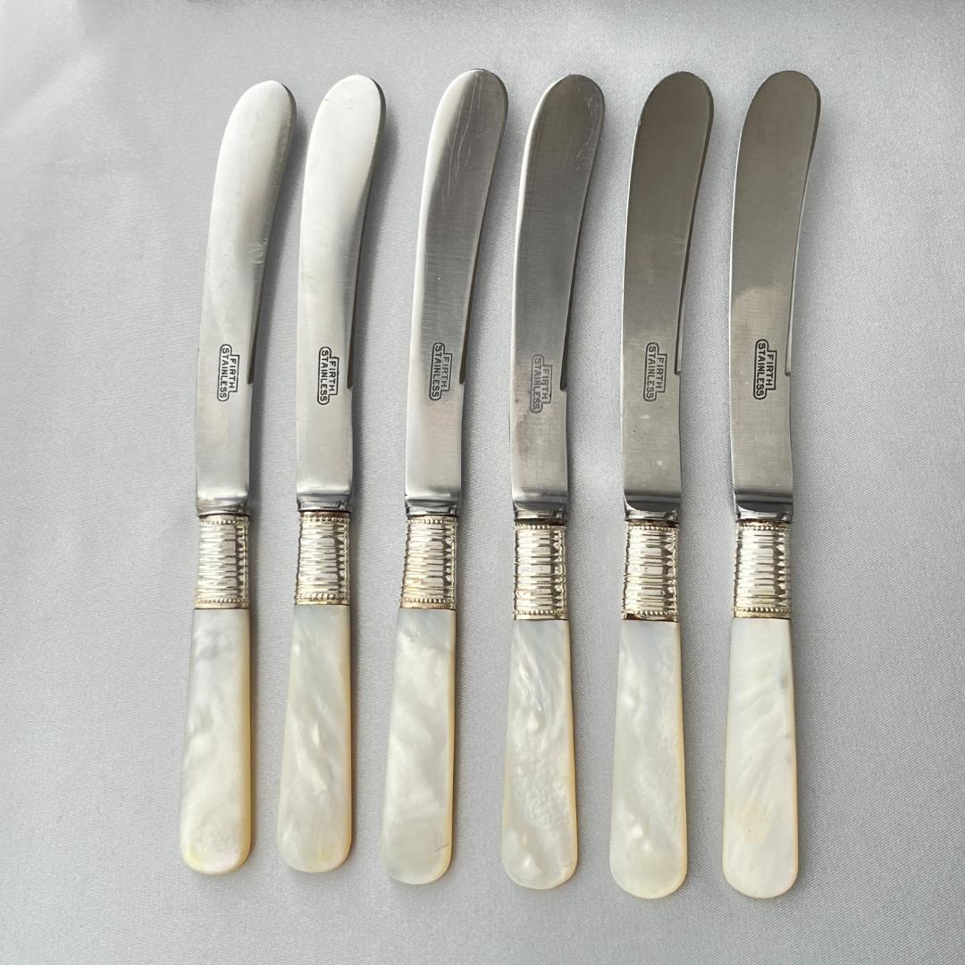 【英国】【白蝶貝】アフタヌーンティーカトラリーセット 専用ケース