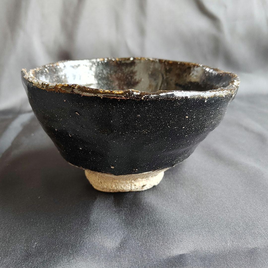 鯉江良二 引出黒茶碗　KOIE Ryoji tea bowl