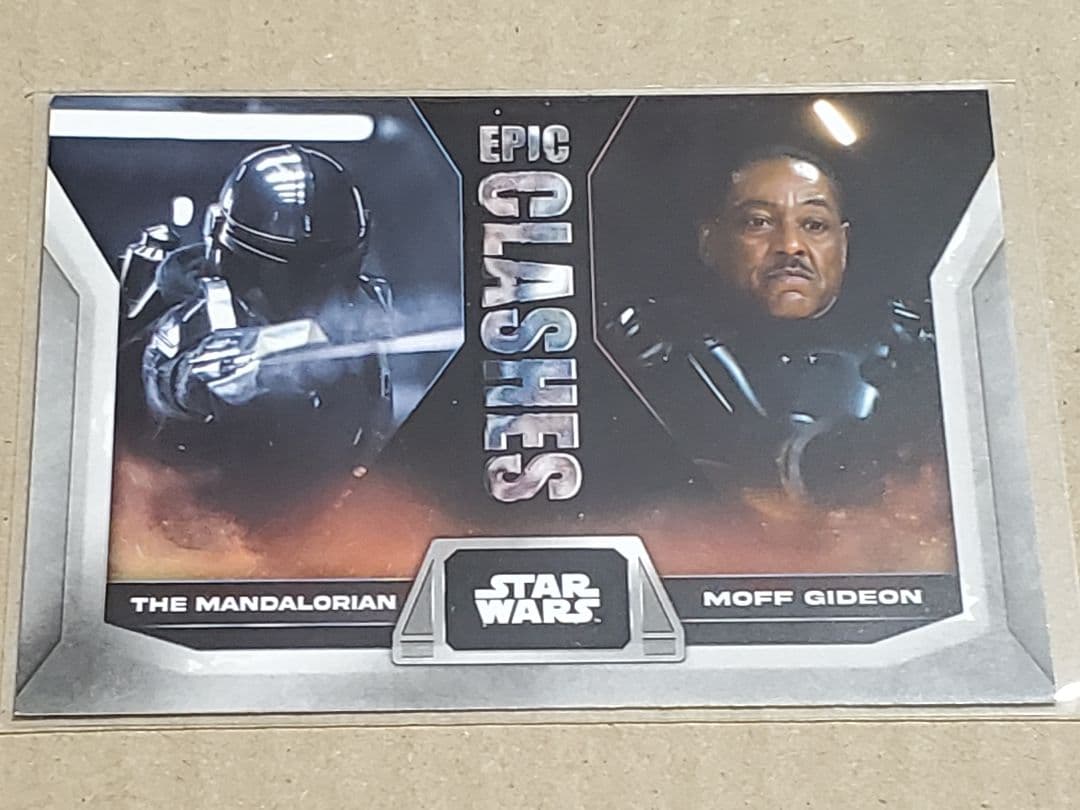 貴重マンダロリアンスターウォーズtopps モフギデオンサインカード