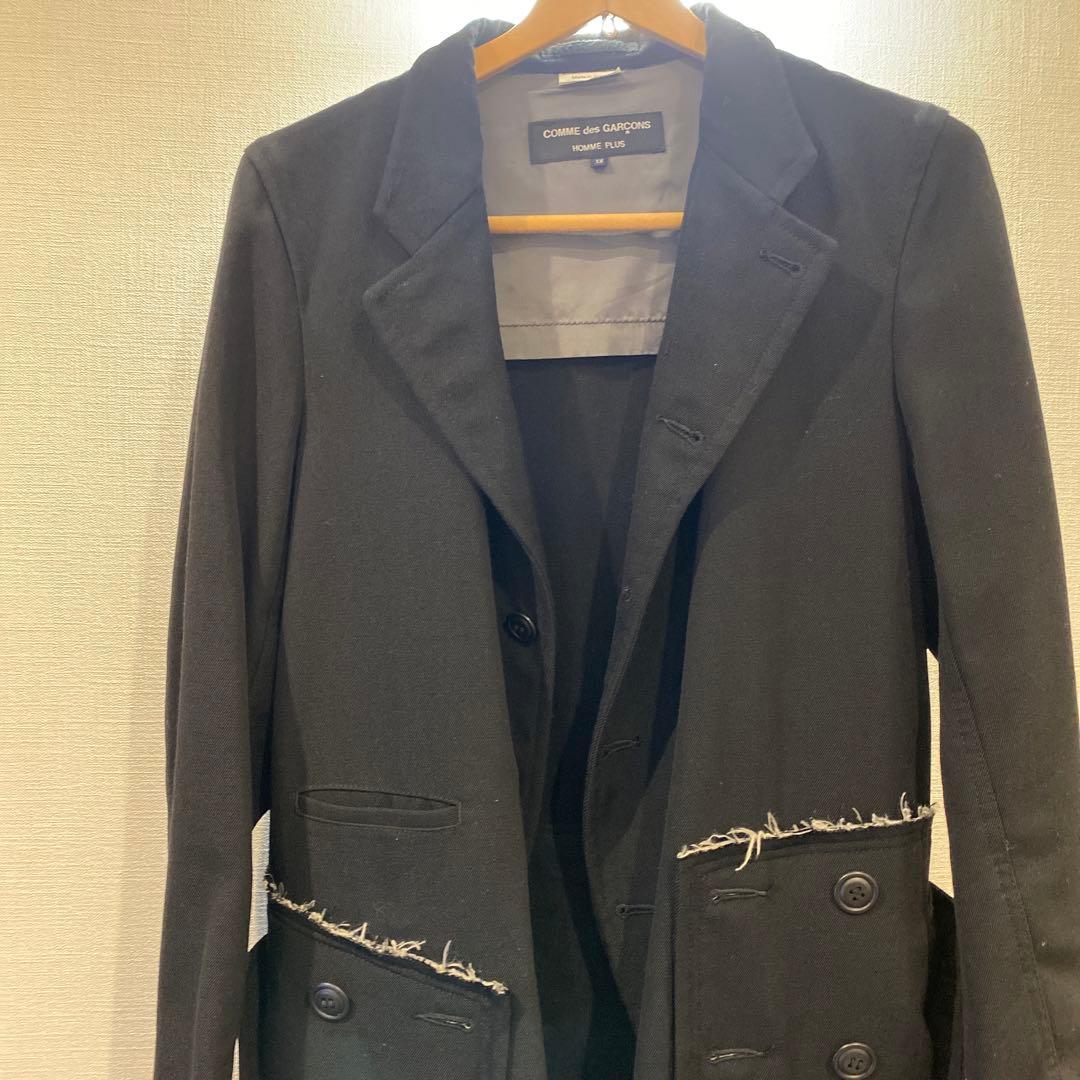 ロングコート ドッキング COMME des GARCONS 黒