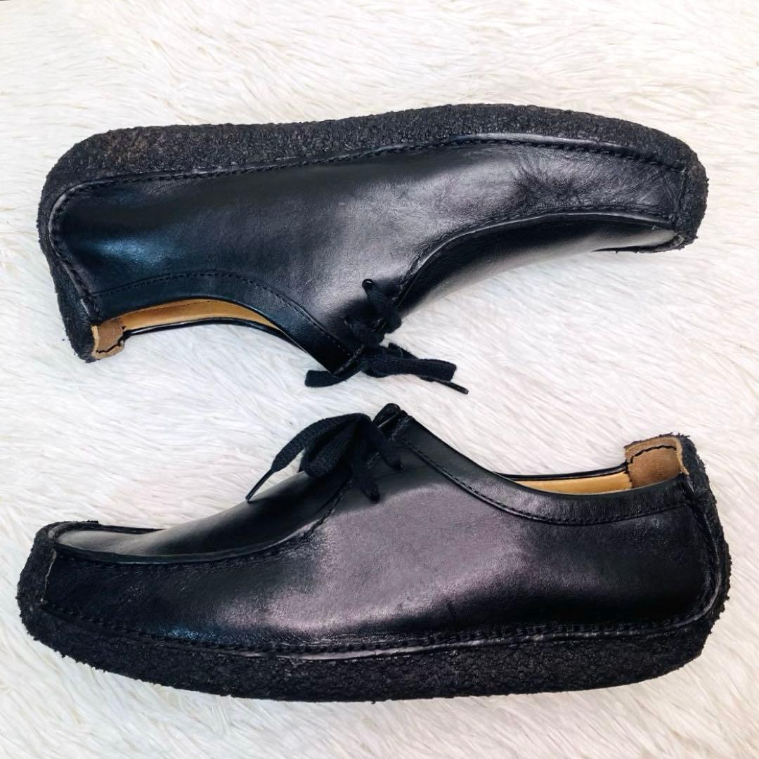 【極美品】Clarks 8.5クラークス ナタリー ブラック レザー 26.5