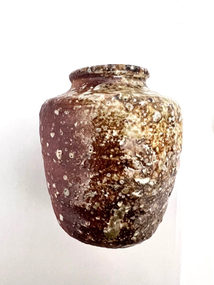 高橋楽斎 信楽茶入 共箱 茶道具