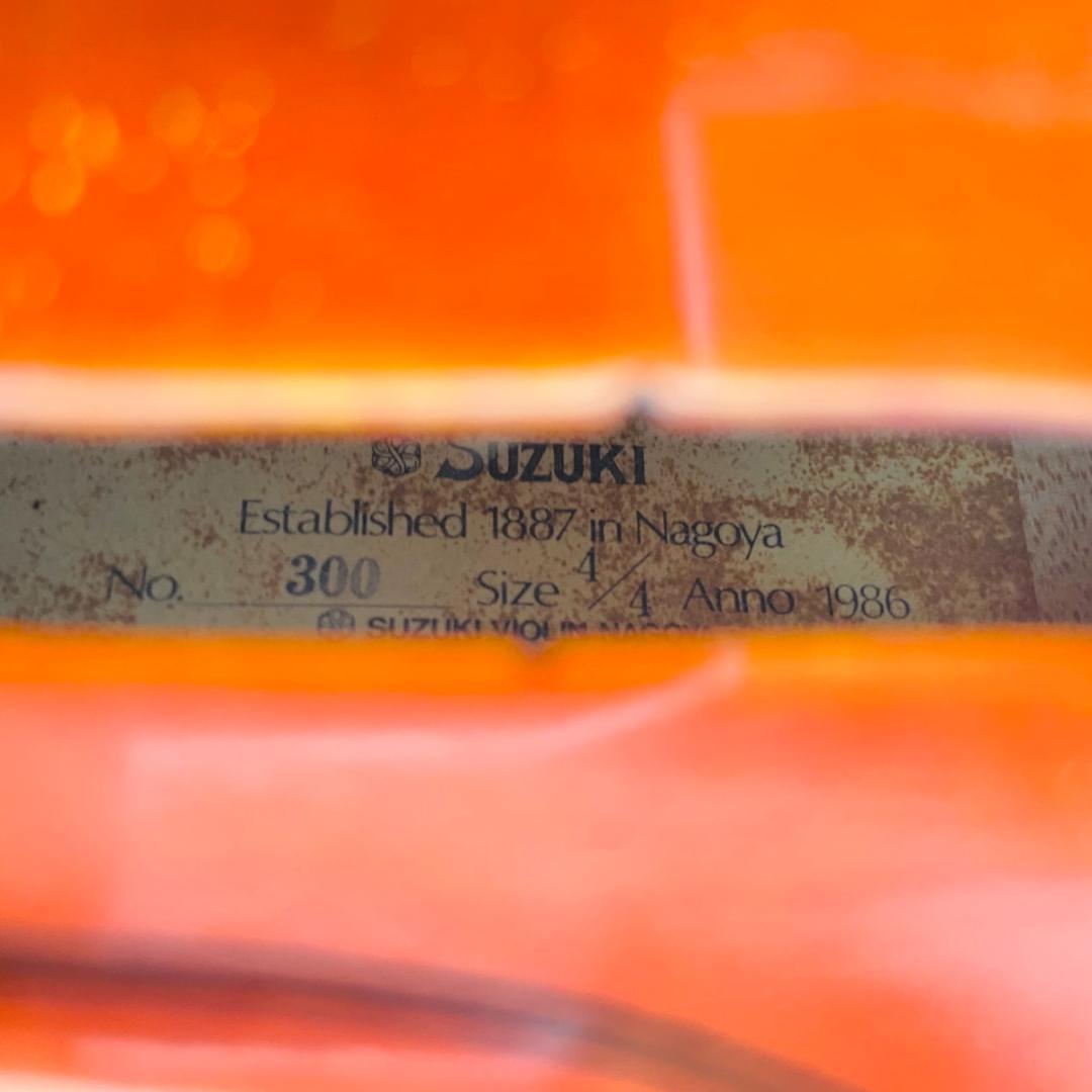 SUZUKI バイオリン 300 Anno 4/4 1986年製