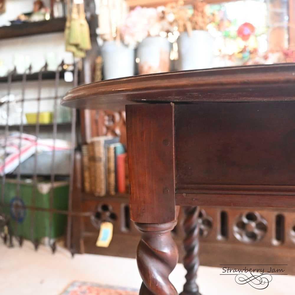 L3710-39 英国アンティーク オーク 丸テーブル ダイニング 食卓テーブル