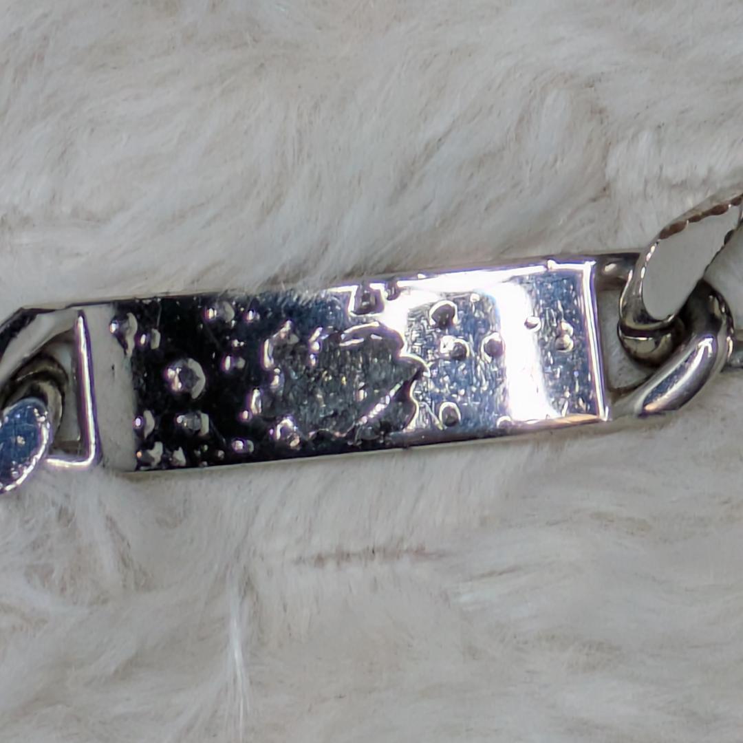 ルイヴィトン M62486　モノグラム チェーンブレスレット シルバー系