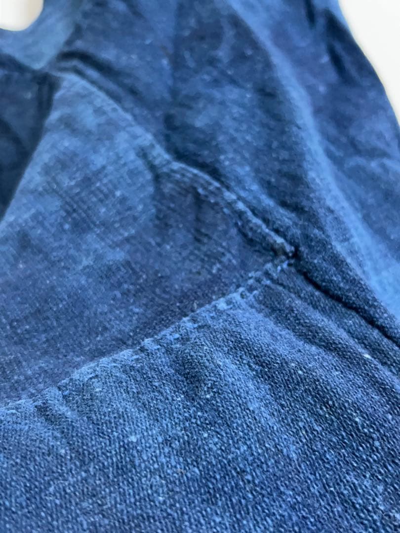 襤褸 藍染 麻？ 木綿？ 野良着 もんぺ 昭和 大正 明治 ぼろ らんる