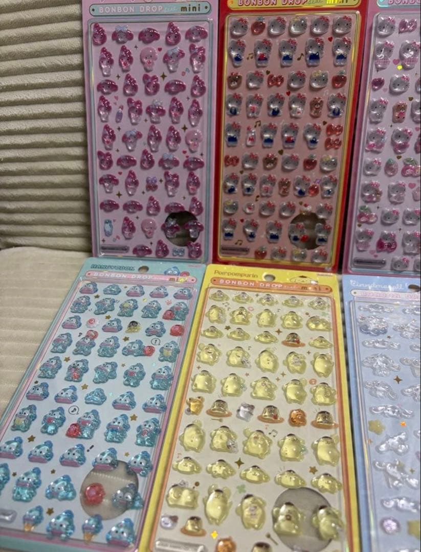 サンリオボンボンドロップシールmini
