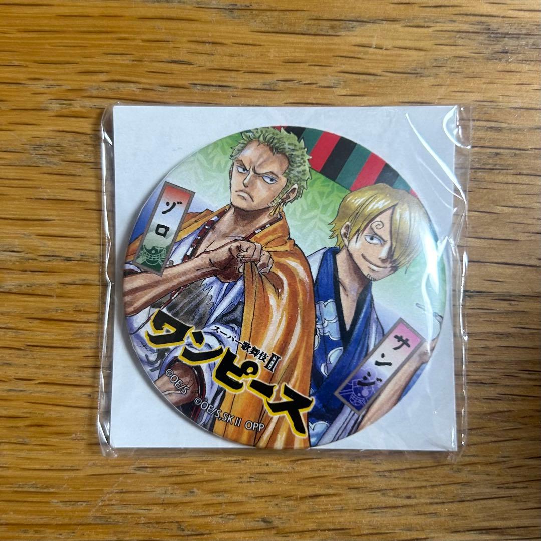 ワンピースサンジ缶バッジスーパー歌舞伎