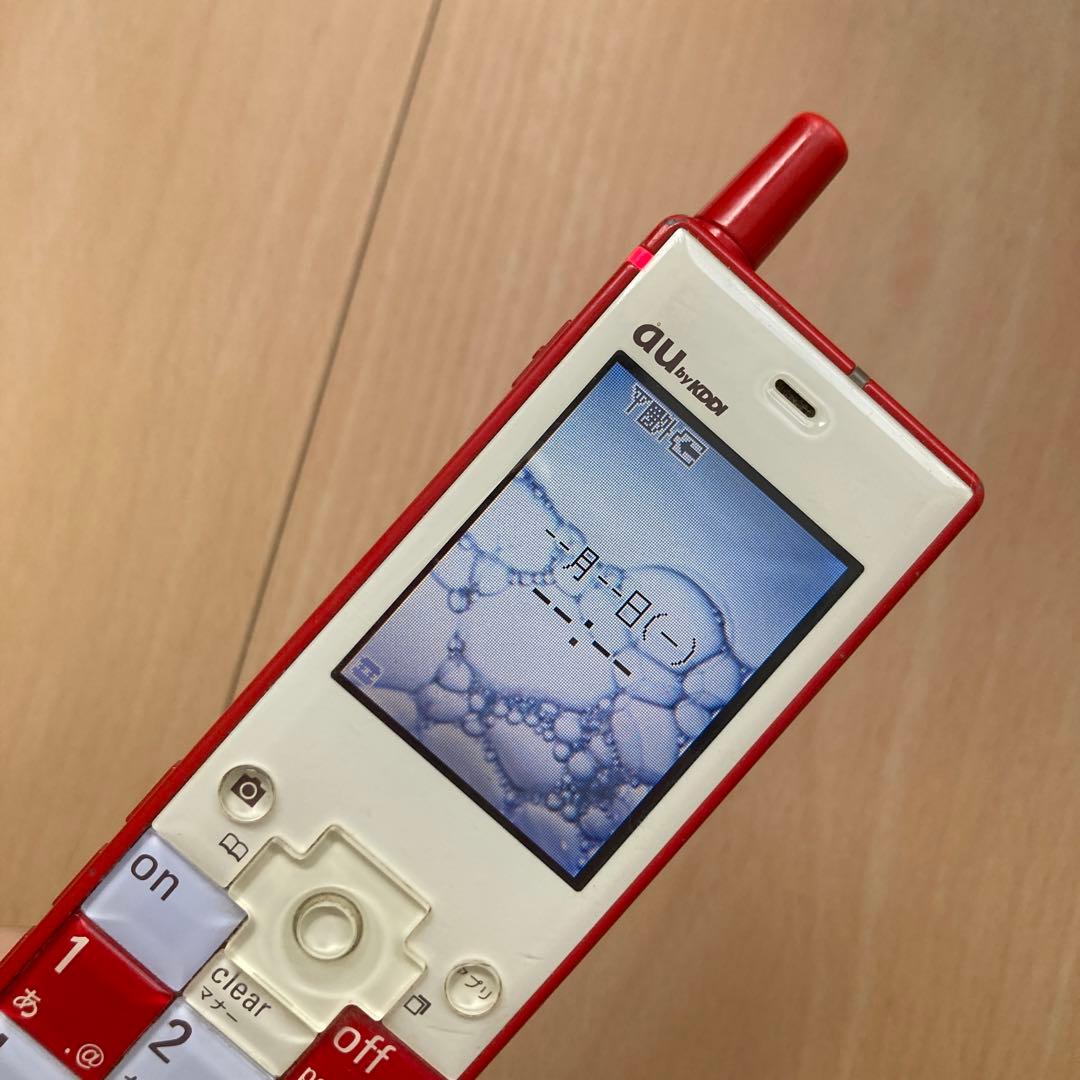 起動可】au INFOBAR インフォバー ニシキゴイ 初代 ケーブル難あり