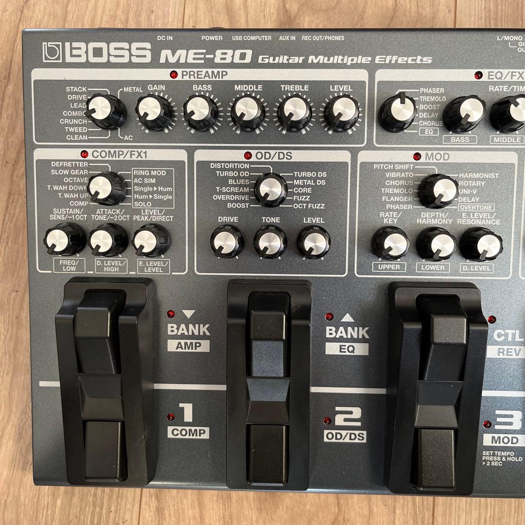 BOSS ME-80 マルチエフェクター 電源アダプター付き