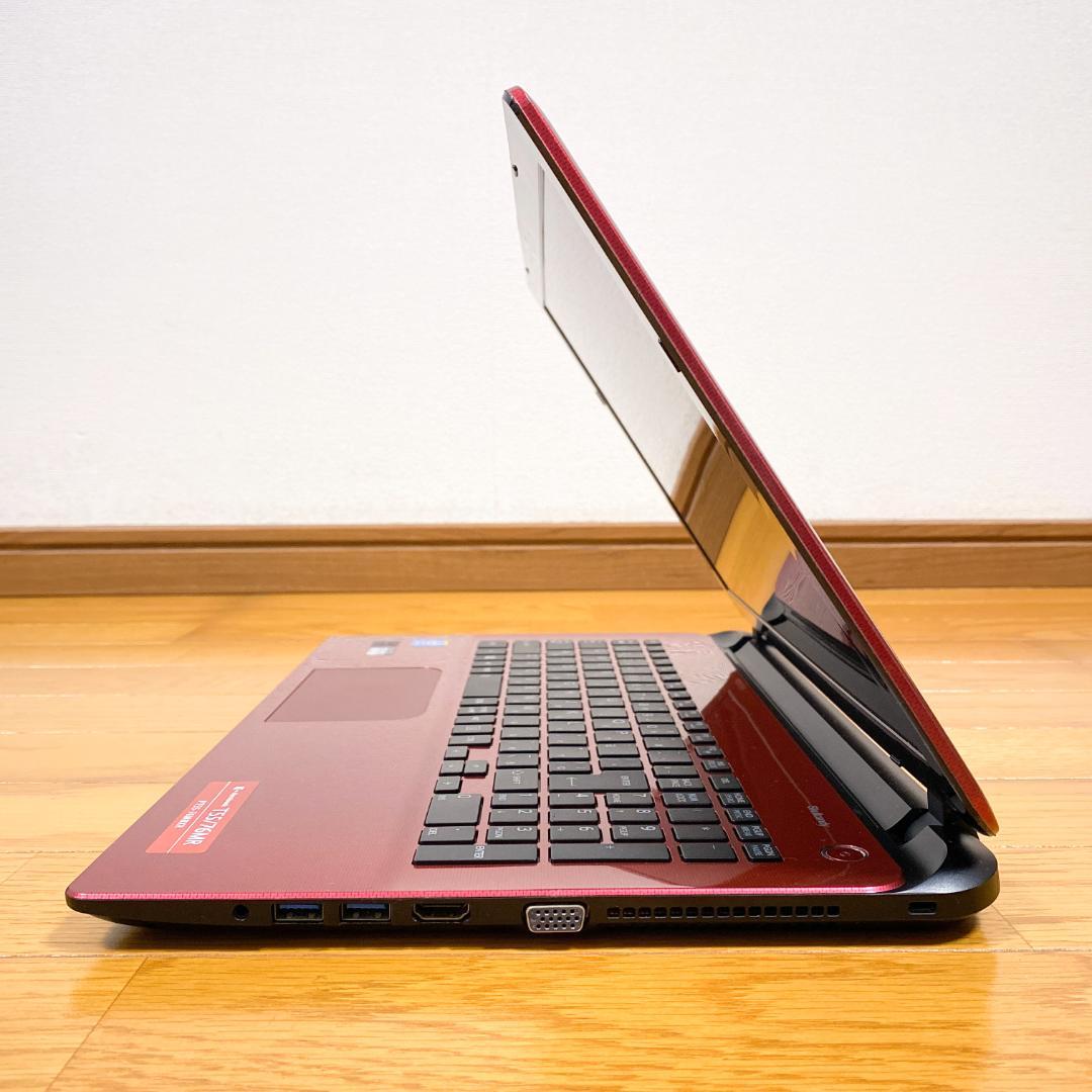 超美品✨Windows11✨新品爆速SSDノートパソコン赤✨カメラ薄型✨オフィス