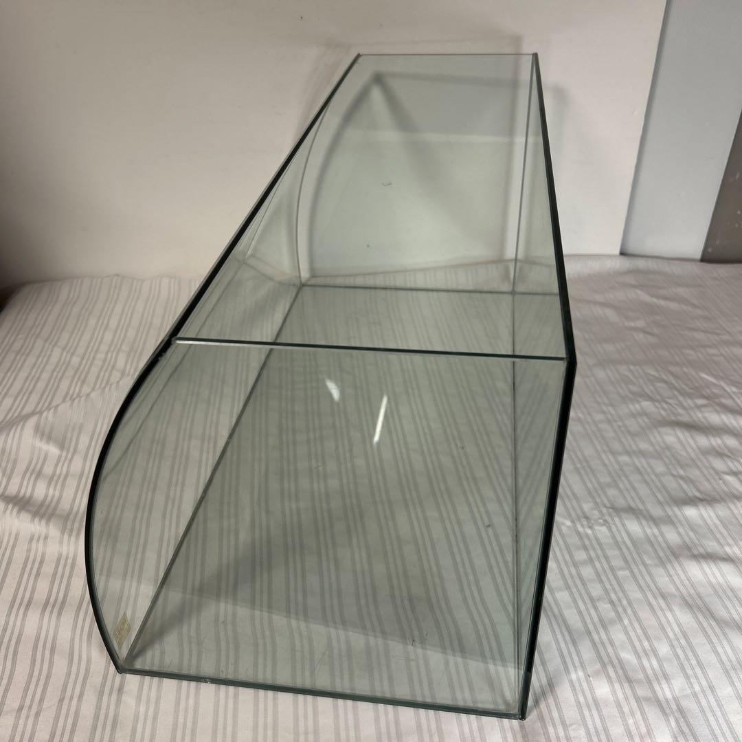 ガラス水槽 アクアシステム キュームガーデン ★曲面デザイン 熱帯魚用 透明