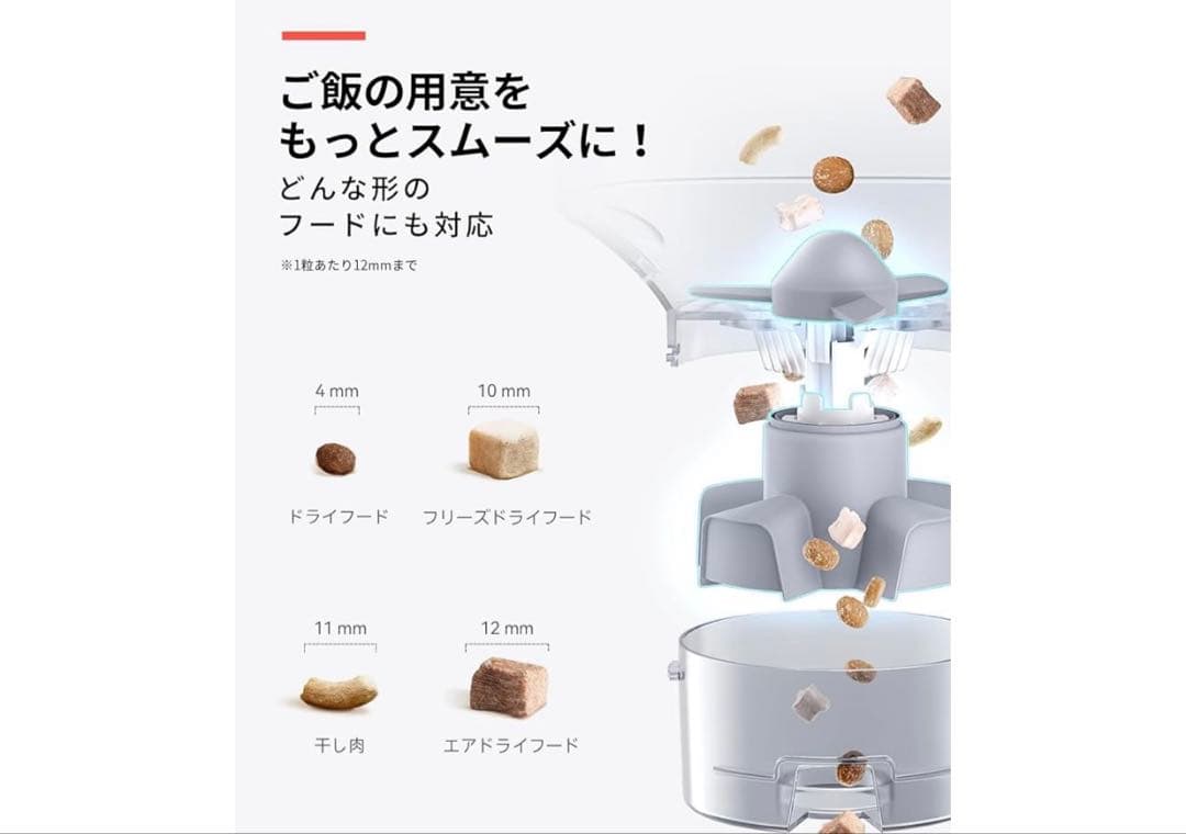 512171 Homerunpet 自動給餌器 4L スマートペットフィーダー