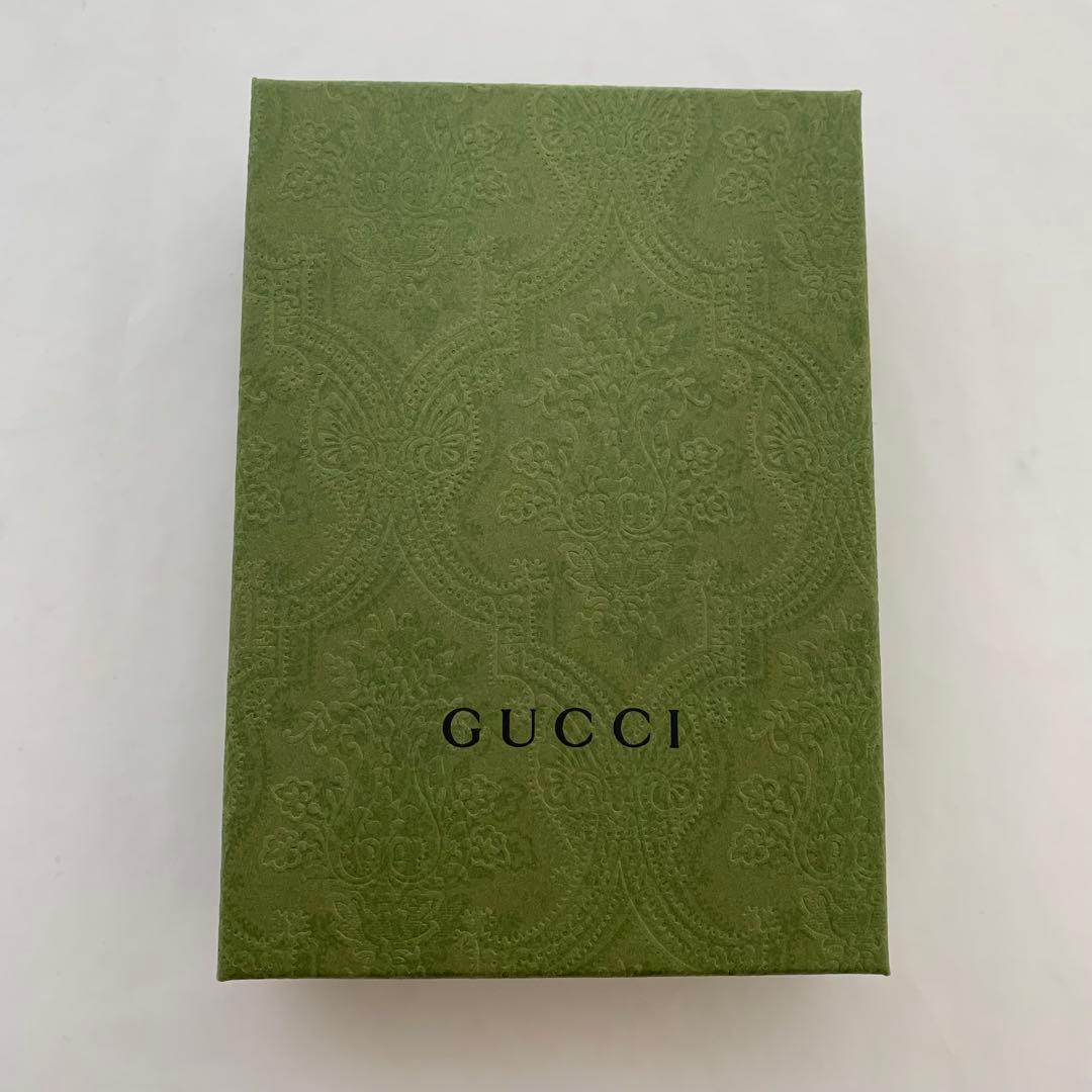 美品 GUCCI インターロッキング 小銭入れ デニム クレジットカードケース