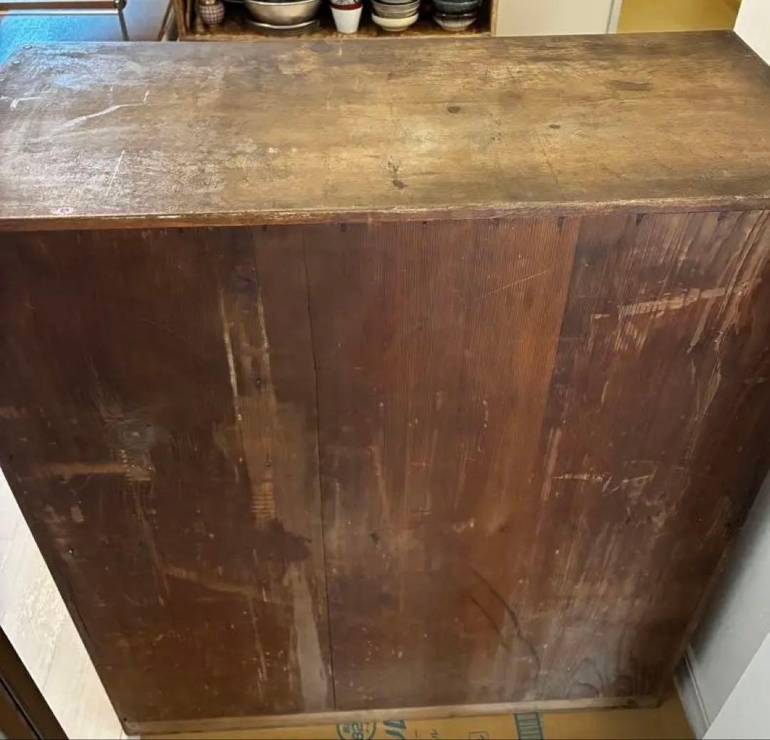 引き取りお値引き可能］けや木製タンス 骨董 箪笥 昭和レトロ