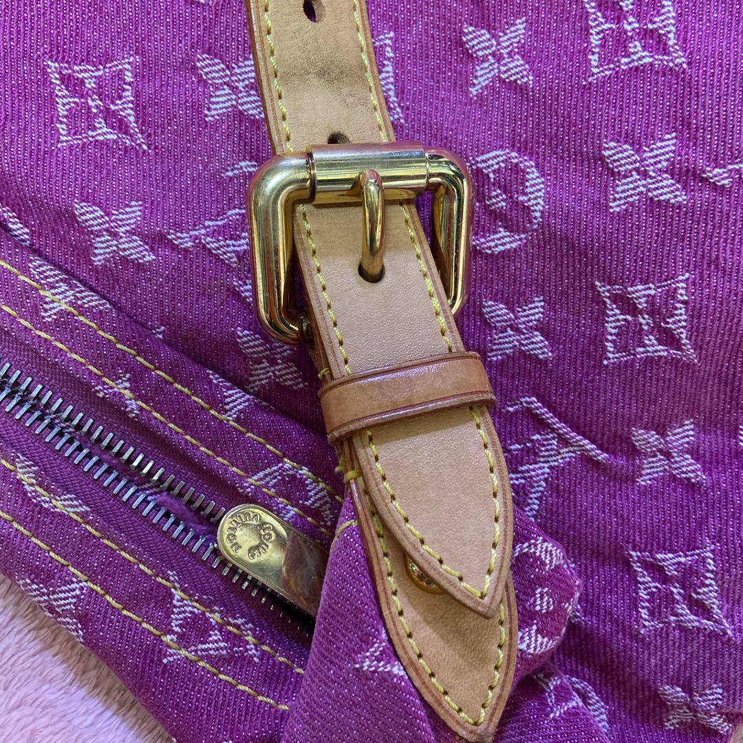 Louis Vuitton モノグラム デニム バギーGM ピンク