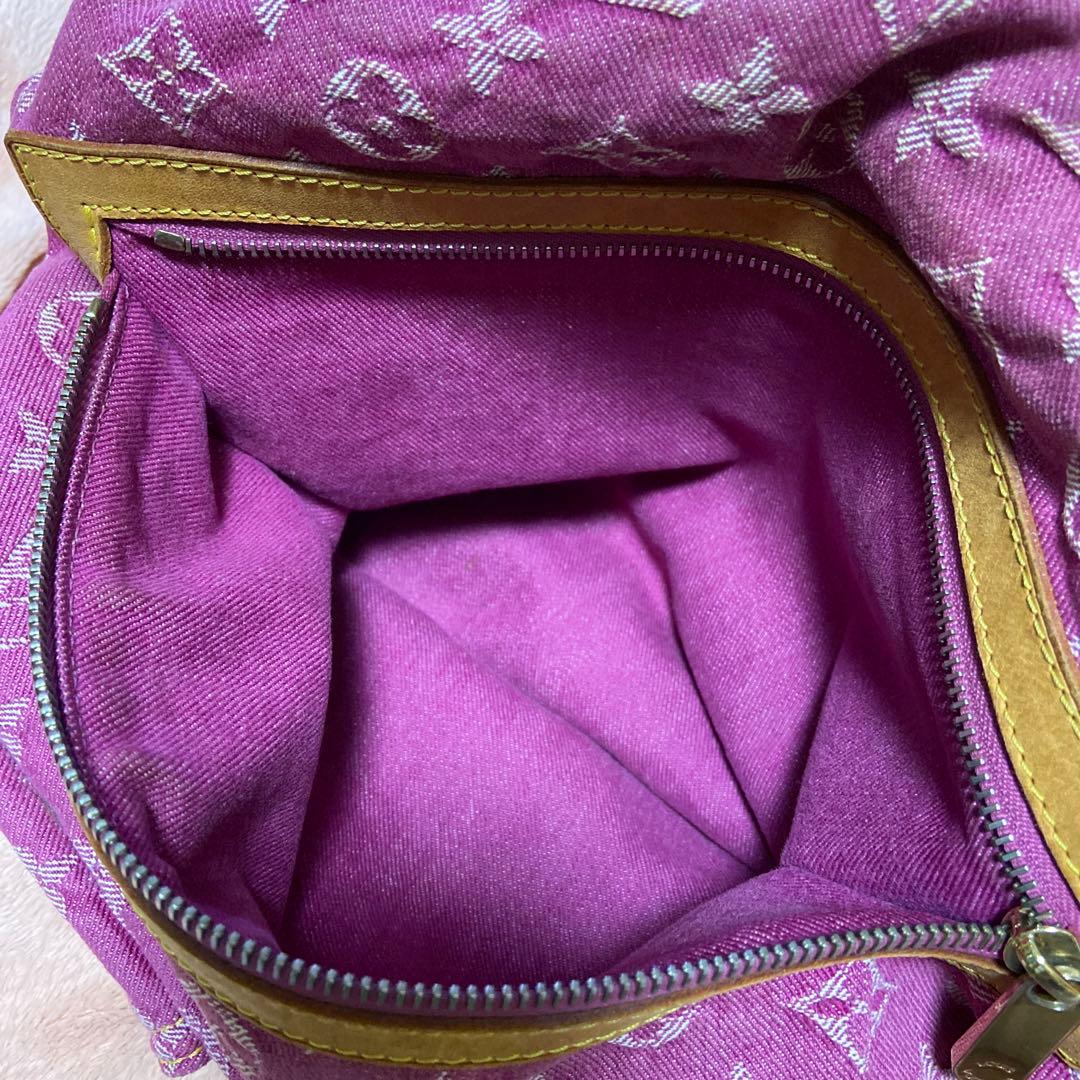 Louis Vuitton モノグラム デニム バギーGM ピンク