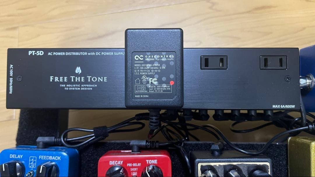 エフェクターボート(ギター用) 組み込み済み　セット