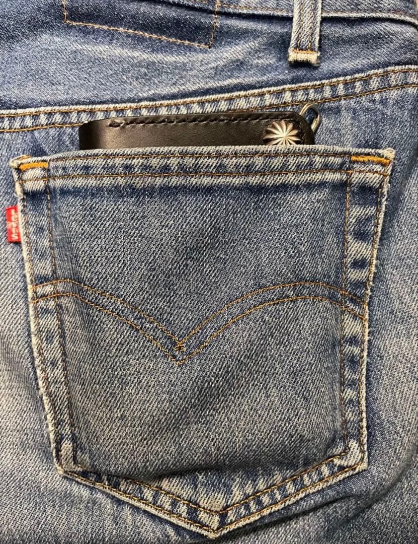 ミドルトラッカーウォレット　シルバー925アポロコンチョカスタム