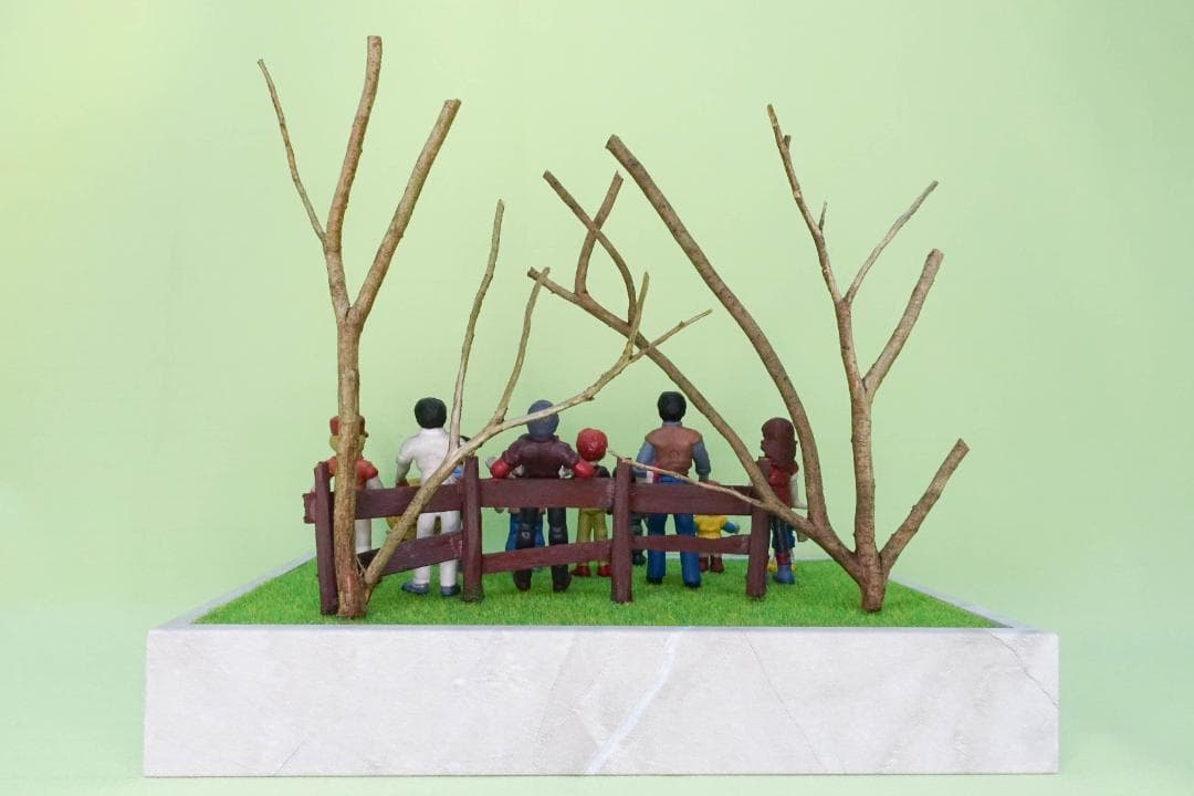 銀河漂流バイファム 消しゴムフィギュア ジオラマ - メルカリ