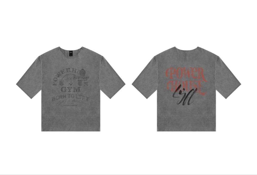 LYFT POWERHOUSE GYM Tシャツ LÝFT × Power House Gym Big T-Shirt - Black
