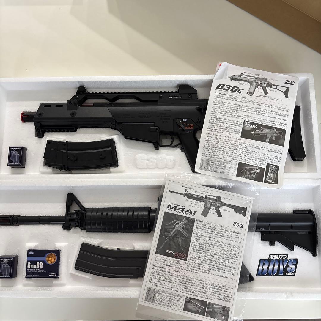 M4A1 Colt Carbine & G36C 電動ガンセット 10禁セット M4A1カービン