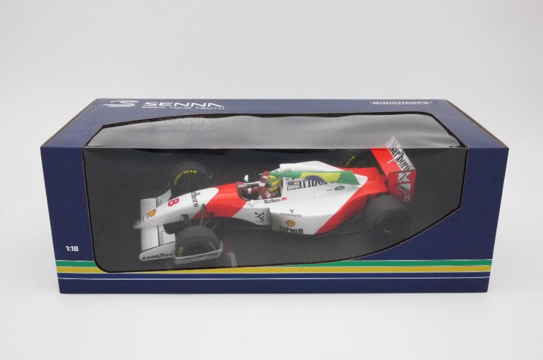 kuus プロフィ重要様専用1/18 マクラーレン MP4/8 フラッグ セナ