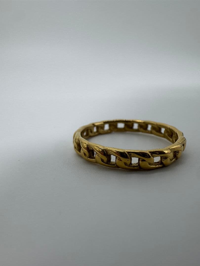 k18ゴールド リング 1.18g 2.7mm幅 11号