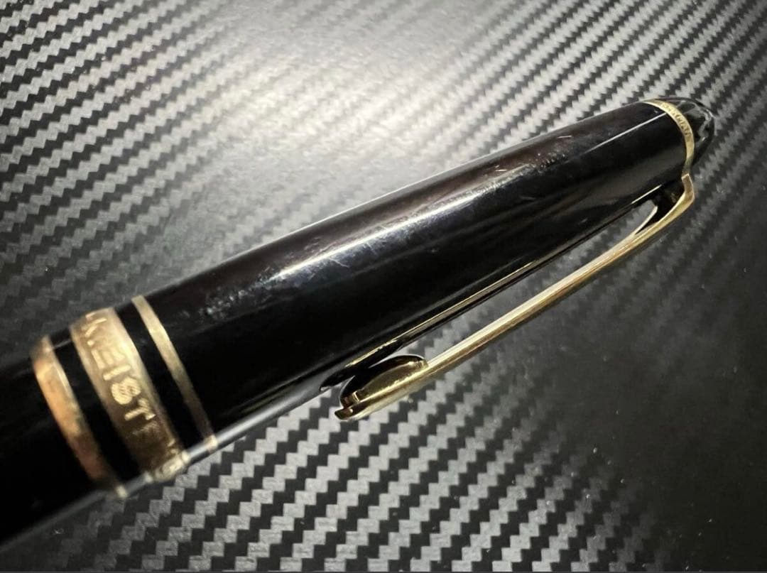 モンブラン 144 ブラック 万年筆 中白 EF 14金ニブ