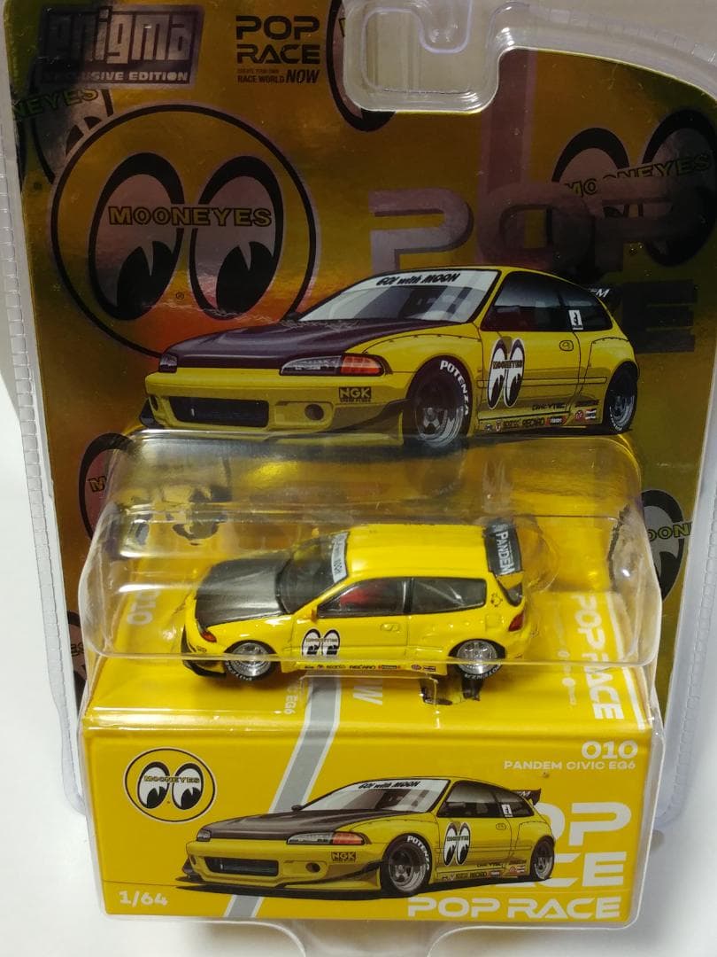 ポップレース 1/64 パンデム シビック EG6 ムーンアイズ ポップレース