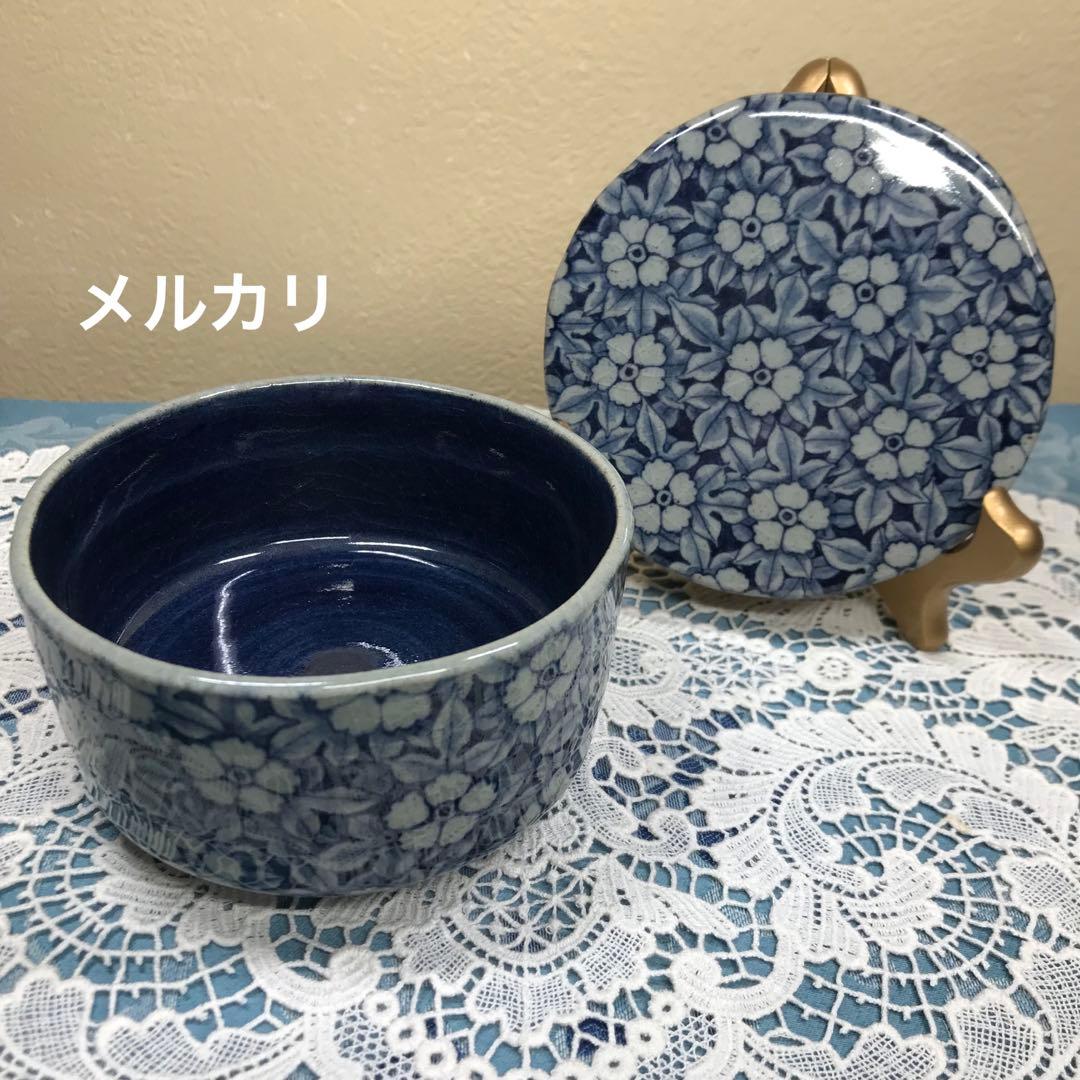辻修窯　お花がいっぱいの蓋物　お櫃 辻修窯 お花がいっぱいの蓋物 お櫃 可愛い陶芸お皿