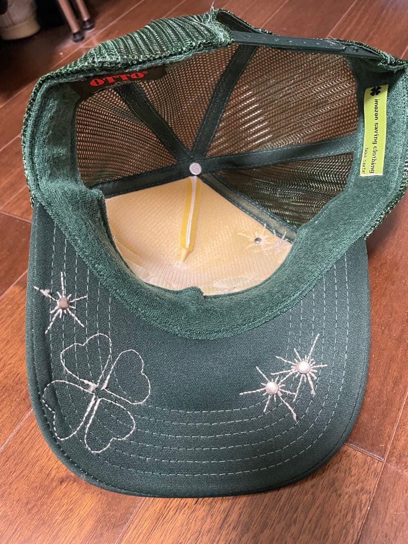 Imozonsavingclothing キャップ クローバー刺繍 mikado
