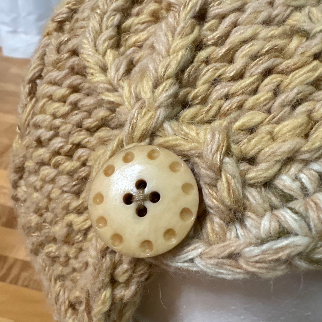 ☆最終価格☆値下げ応相談☆キャピタル ベージュ 編み込みニット帽