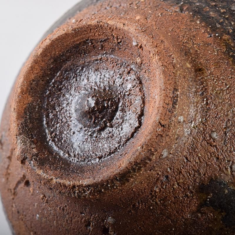 加藤唐九郎 一無斎（一ム斎） 蕎麦釉 茶碗 銘有明 清水公