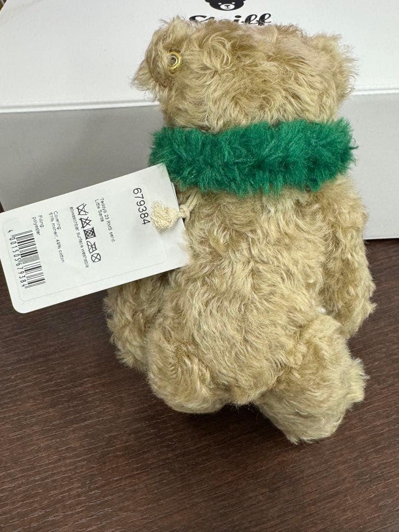 定価4.8万Steiff シュタイフ 新品 ベージュ テディベア リトルサンタ